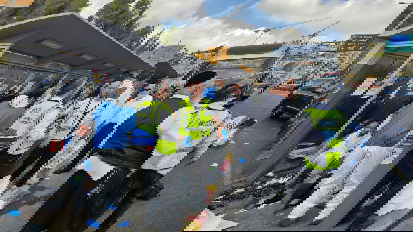 זירת הפגוע הקשה בירושלים היום