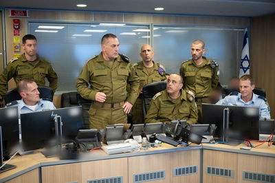 הרמטכ"ל בבור דקות לפני התקיפה