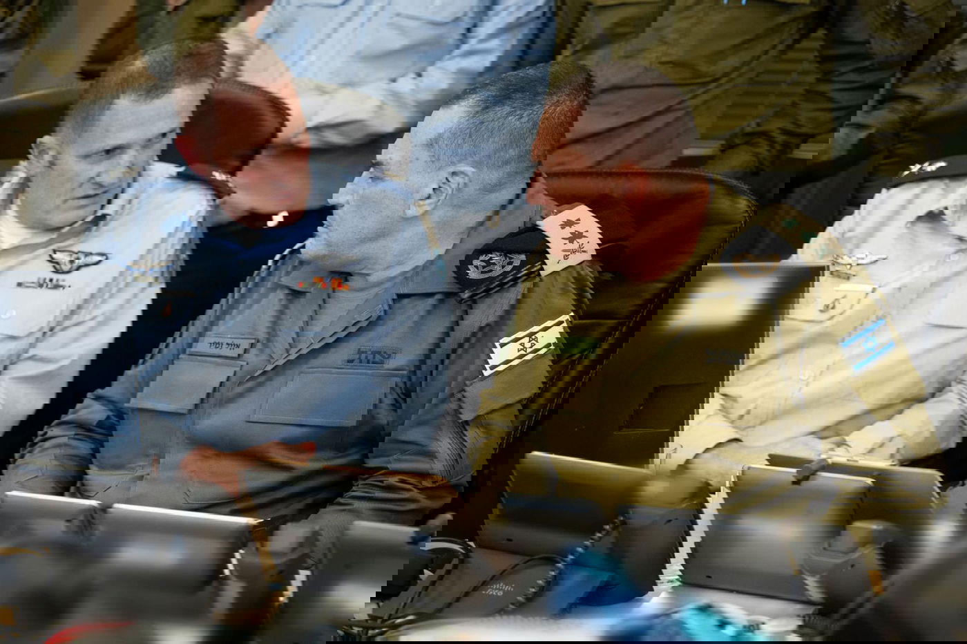 הרמטכ"ל בבור דקות לפני התקיפה