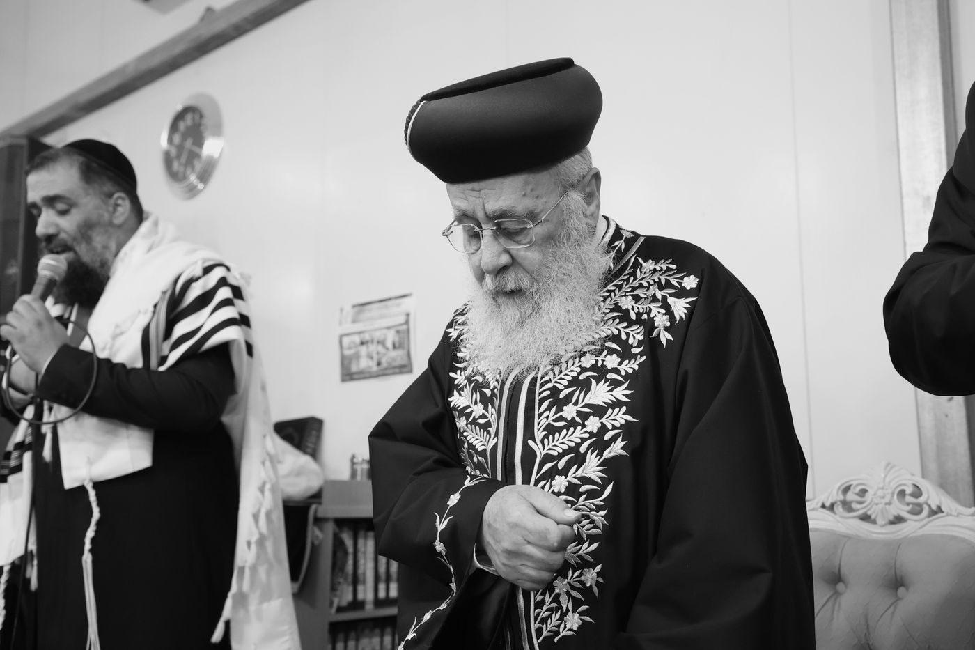 הראשל"צ הגאון רבי יצחק יוסף בסליחות בבית הכנסת "מגן אברהם"