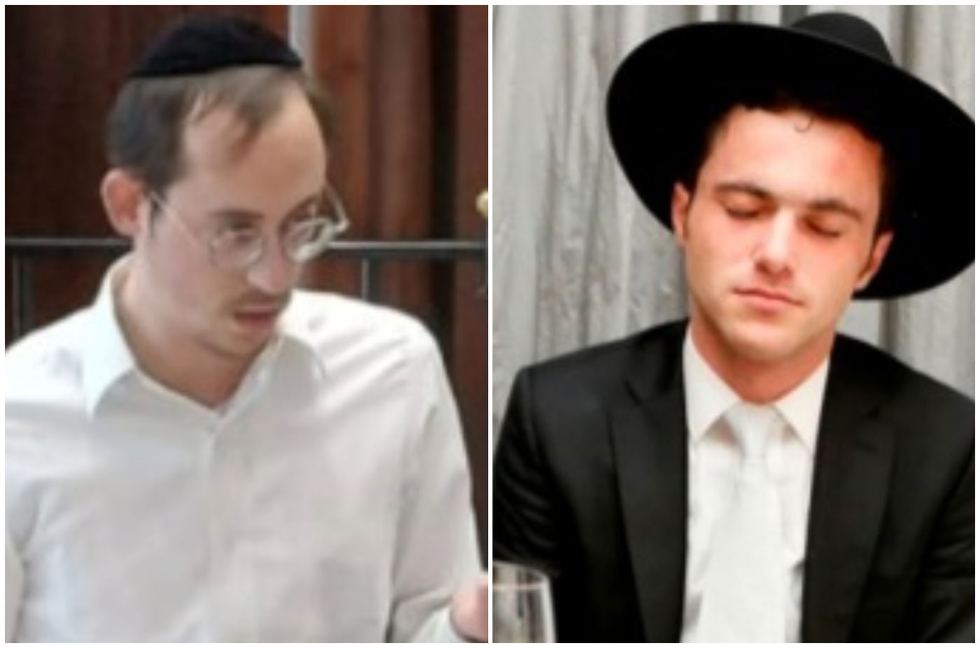 להבדיל בין החיים: משמאל - הרב ישראל מצנר הי"ד ויבל"א הרב נפתלי שוינגר