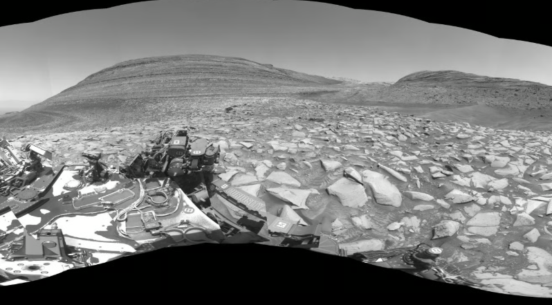 צילום פנורמי של הגשושית במאדים