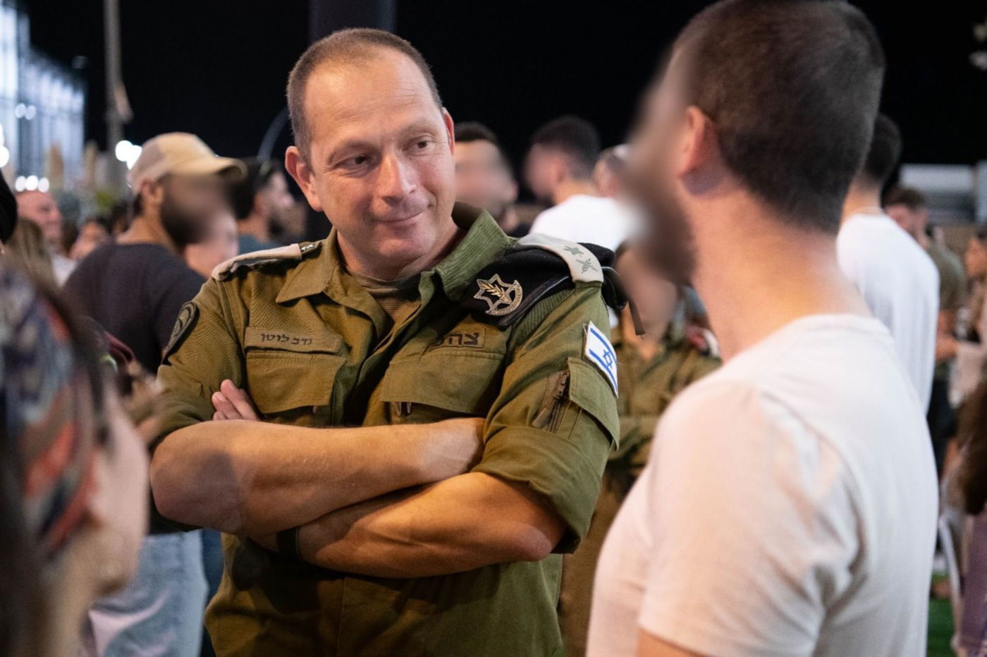 אלוף נדב לוטן בערב הוקרה לפצועי זרוע היבשה