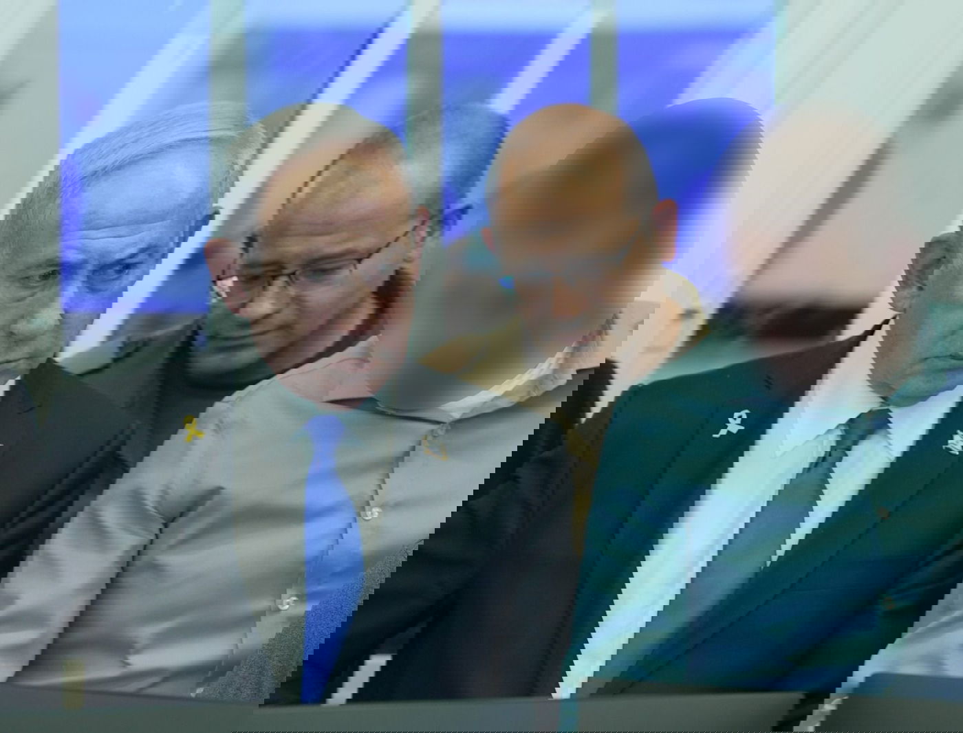 נתניהו בבור בזמן התקיפה