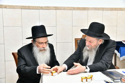 הגר"ש שטיינמן בביקור אצל הגרמ"ש אדלשטיין