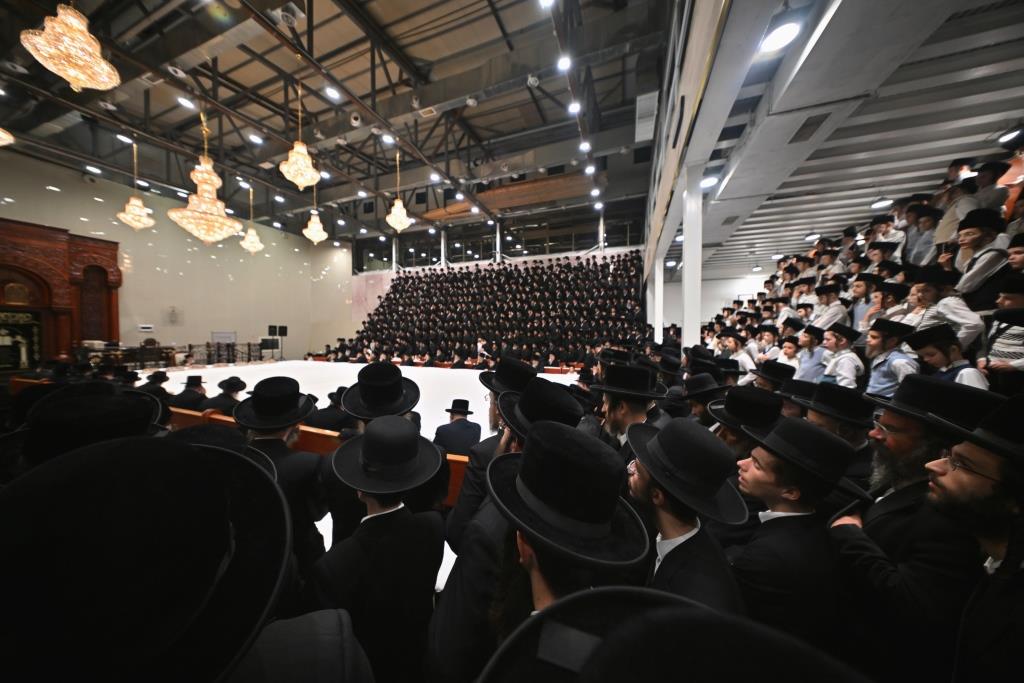 מעמד קבלת פנים להאדמו"ר מויזניץ