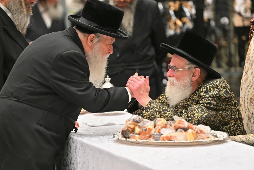 מעמד קבלת פנים להאדמו"ר מויזניץ