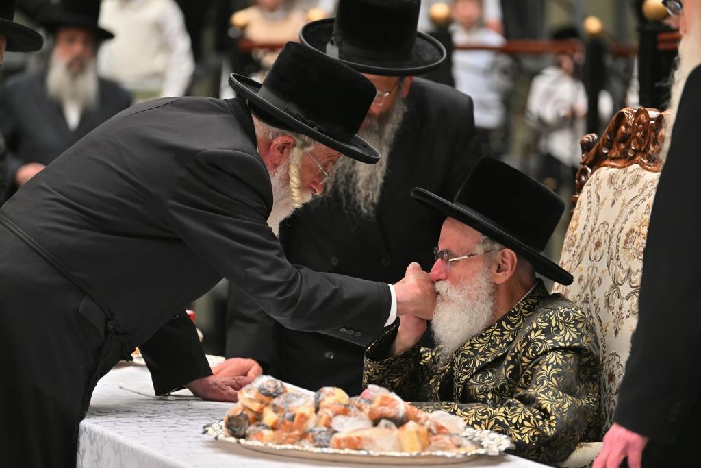 מעמד קבלת פנים להאדמו"ר מויזניץ