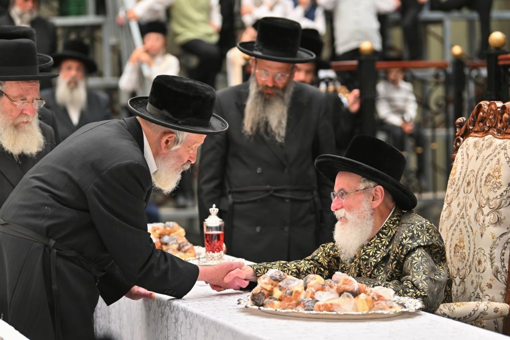 מעמד קבלת פנים להאדמו"ר מויזניץ