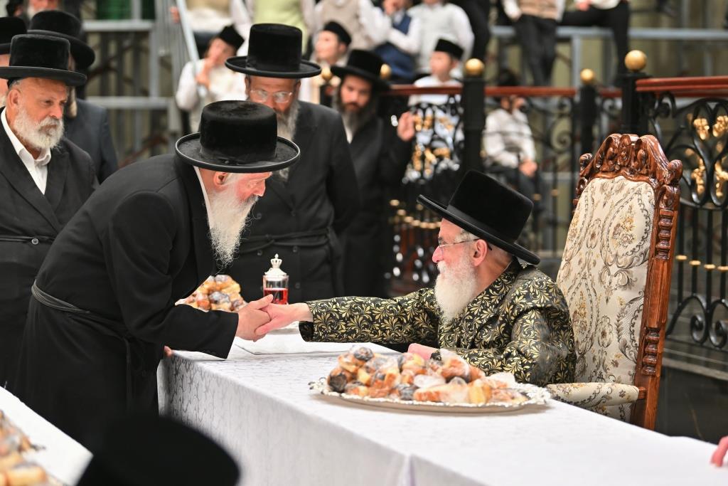 מעמד קבלת פנים להאדמו"ר מויזניץ