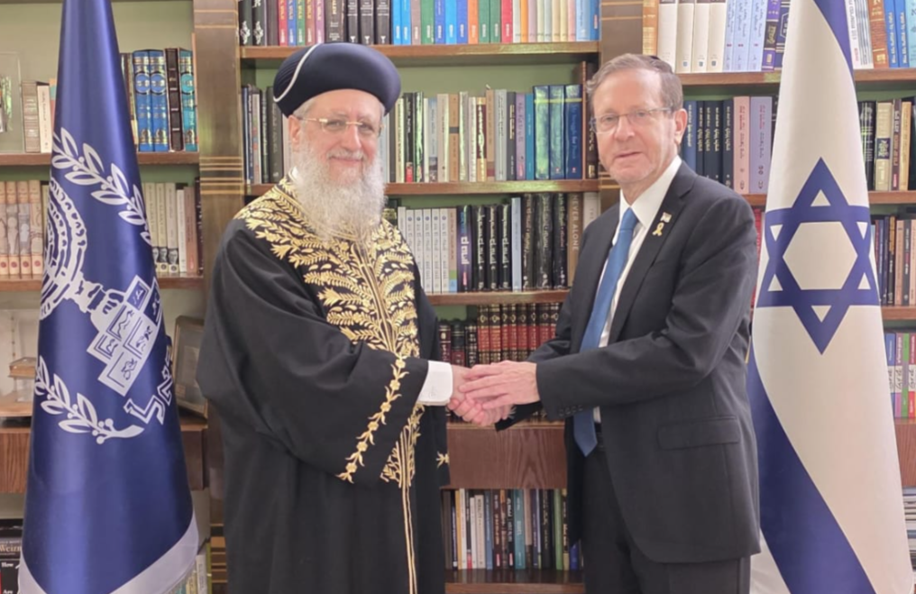 הראשון לציון והנשיא, אמש