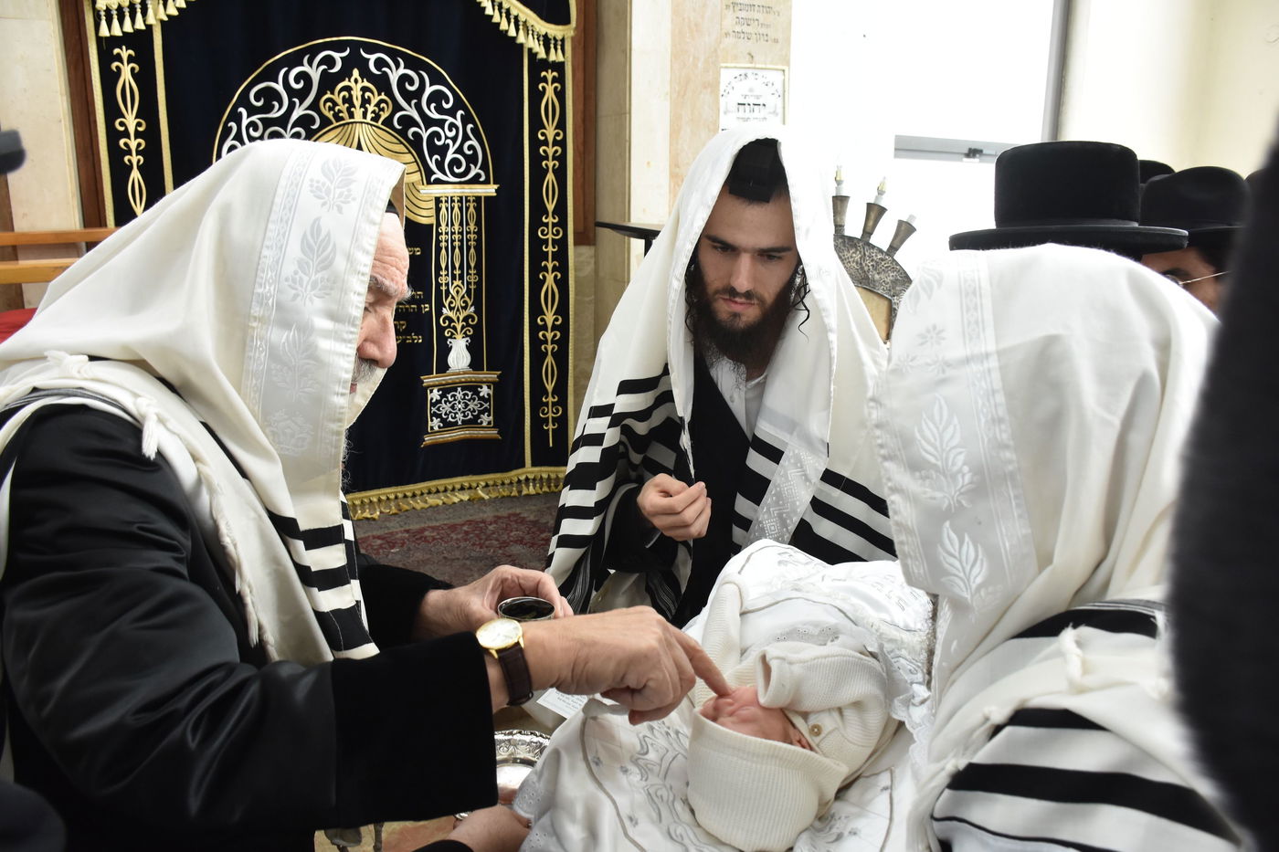 שמחת הברית לנין האדמו"ר מאשלג