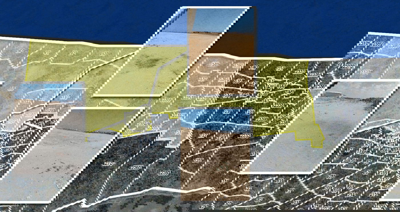 פה של המרחב ההומניטרי הכוללת תמונות מרחבים להקמת מחסות ואוהלים לתושבי הרצועה