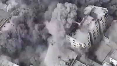 מחבלים נערכו במנהרה בעזה לתקוף את צה"ל, אבל אז הגיעו המטוסים | צפו