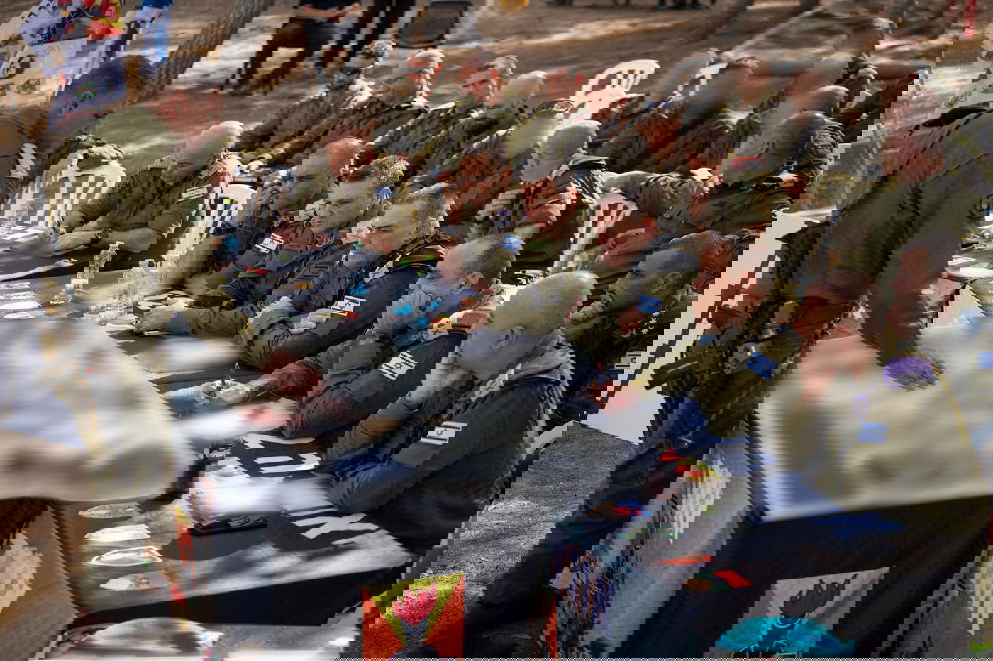 הרמטכ"ל עם המפקדים