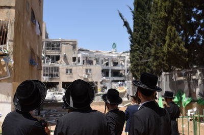 זירת נפילת הטיל האיראני בבני ברק