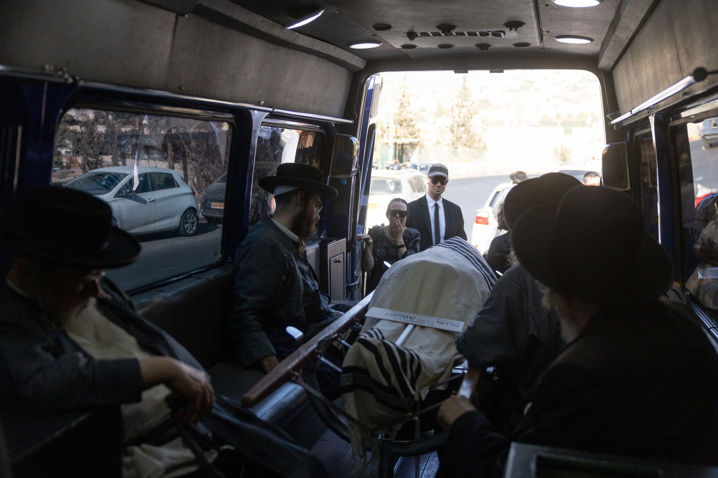 הלווית הרב מרדכי שטיינצג הי"ד שנרצח בפיגוע בצומת רמות