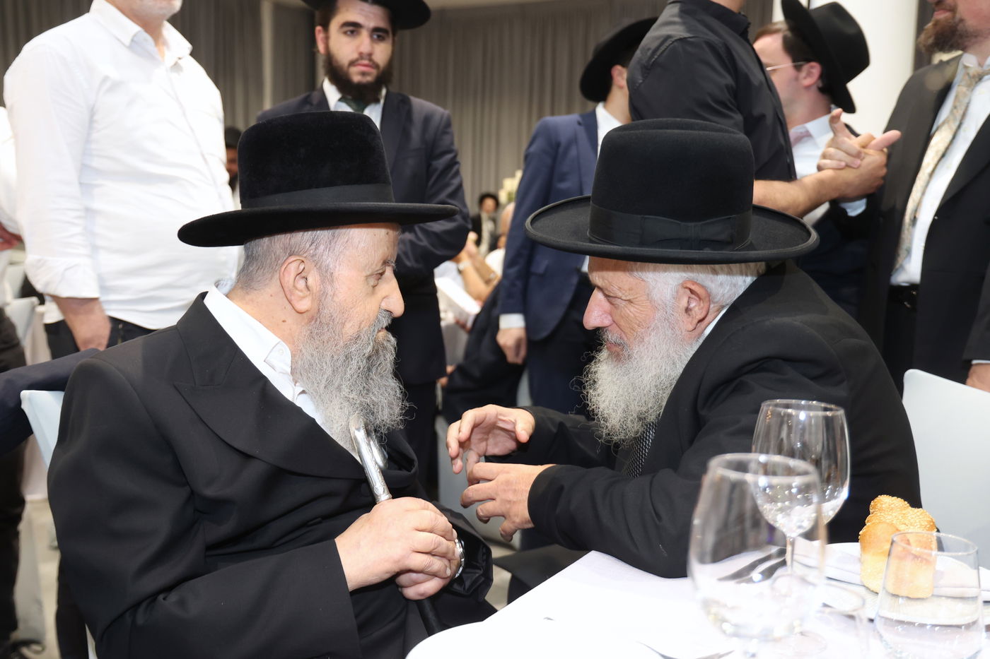 שמחת נישואי נכדתם של הראשל"צ הגרש"מ עמאר, והגרב"צ מוצפי 