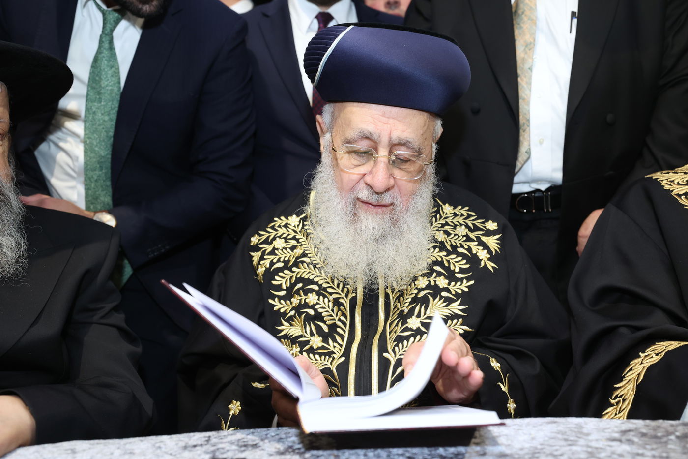 שמחת נישואי נכדתם של הראשל"צ הגרש"מ עמאר, והגרב"צ מוצפי 