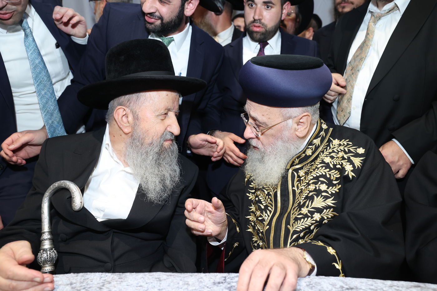 שמחת נישואי נכדתם של הראשל"צ הגרש"מ עמאר, והגרב"צ מוצפי 