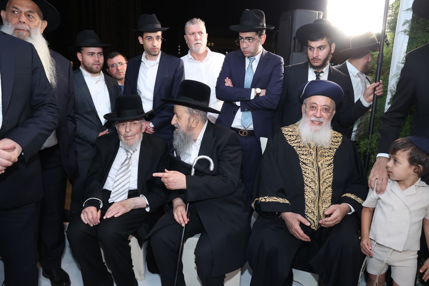 שמחת נישואי נכדתם של הראשל"צ הגרש"מ עמאר, והגרב"צ מוצפי 