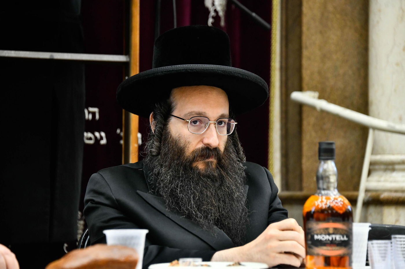 הרה"צ רבי חיים שלום הלברשטאם בביקור בישיבת באבוב בבת ים