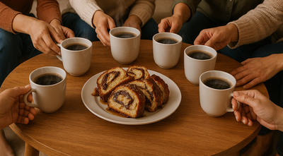 נשים מוצאות רגע שקט להתכנס יחד