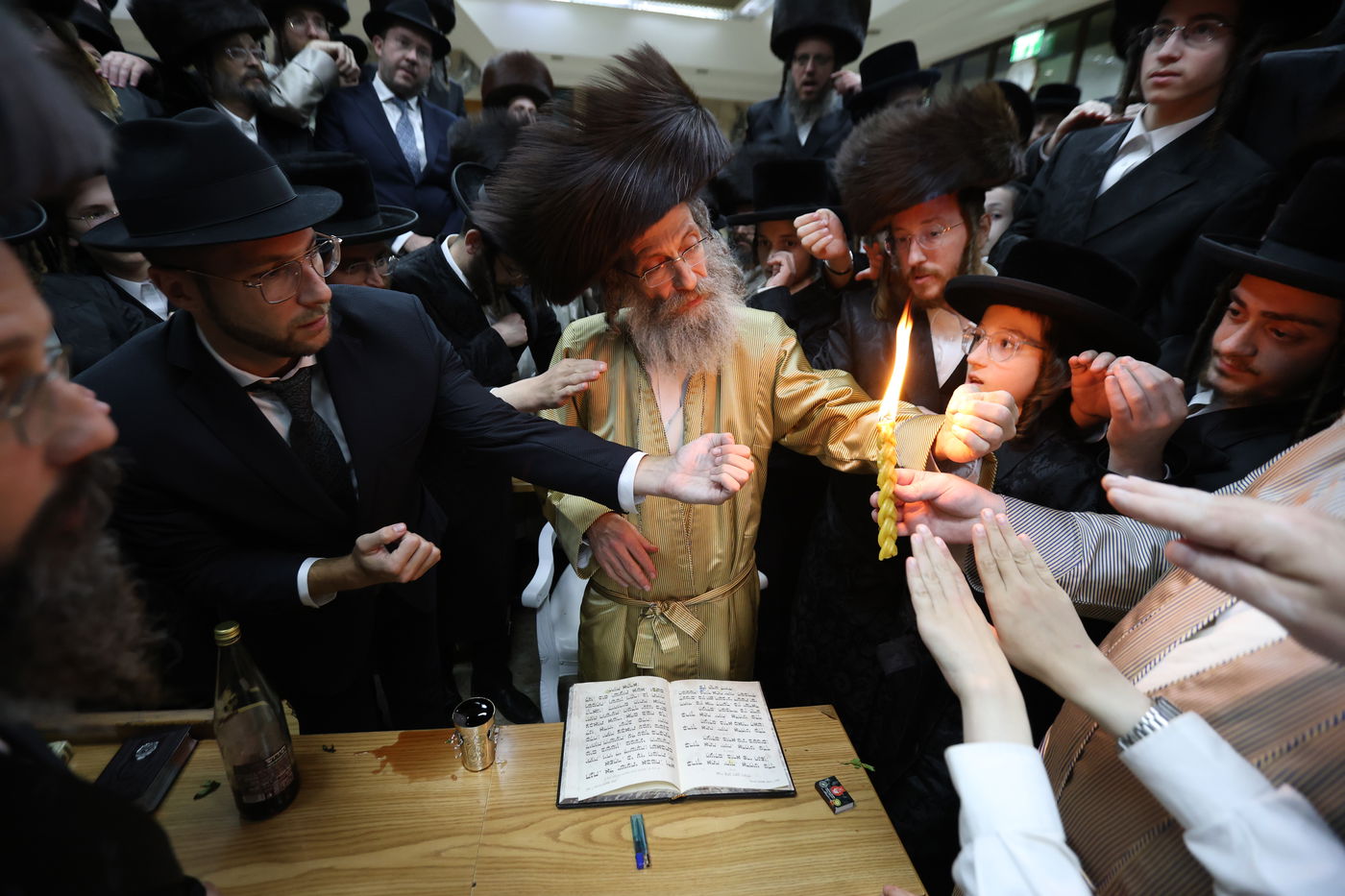 הרה"צ רבי אלימלך בידרמן שבת במירון