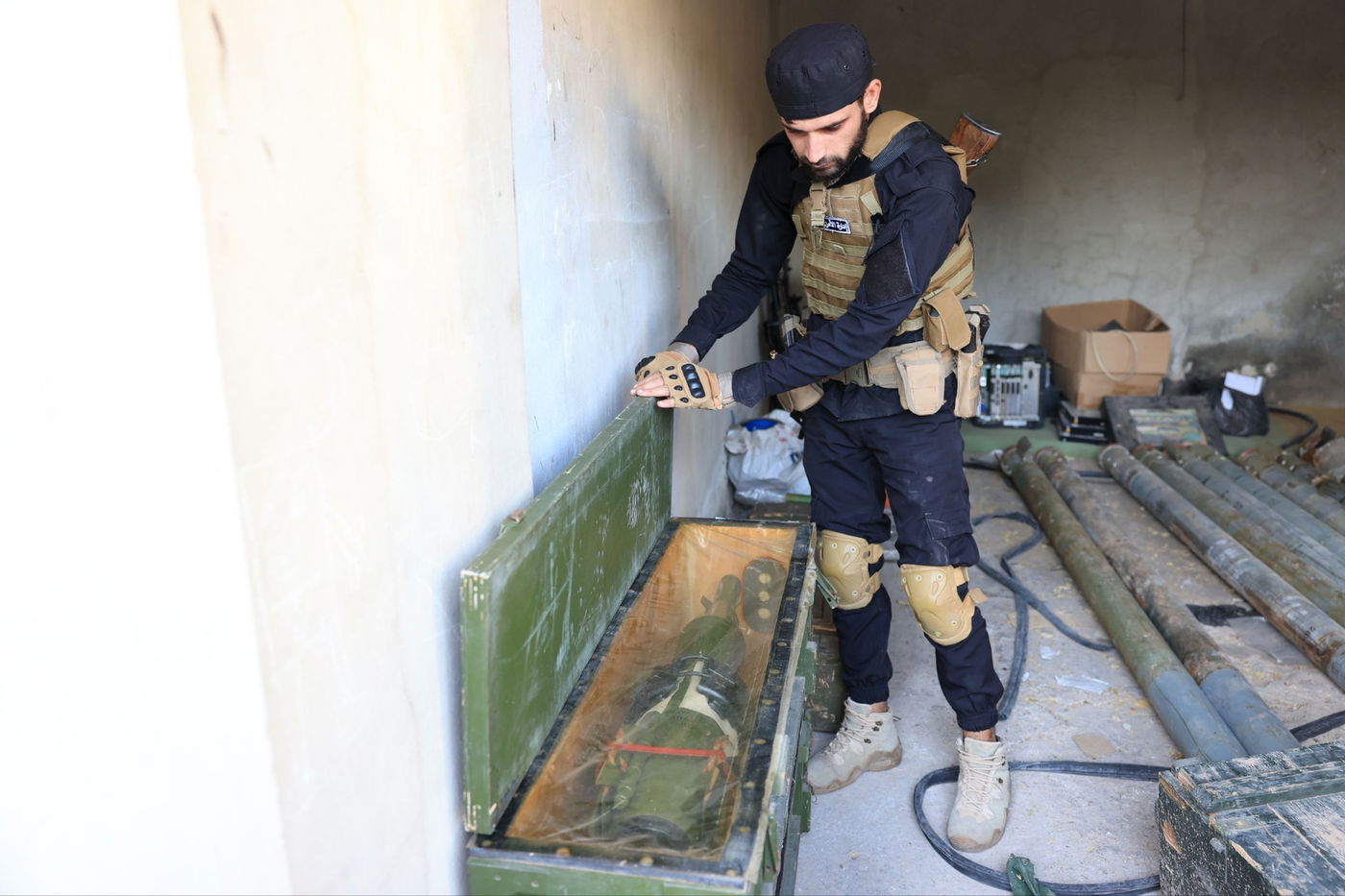 תפיסת כלי הנשק של החולייה