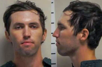 הרוצח טיילר רובינסון לאחר מעצרו