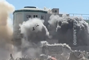 השר כ"ץ מציג בסרטון: "האוניברסיטה האיסלאמית בעזה עולה השמיימה"