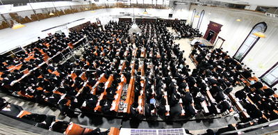 סליחות ראשונות בחצה"ק מכנובקא בעלזא