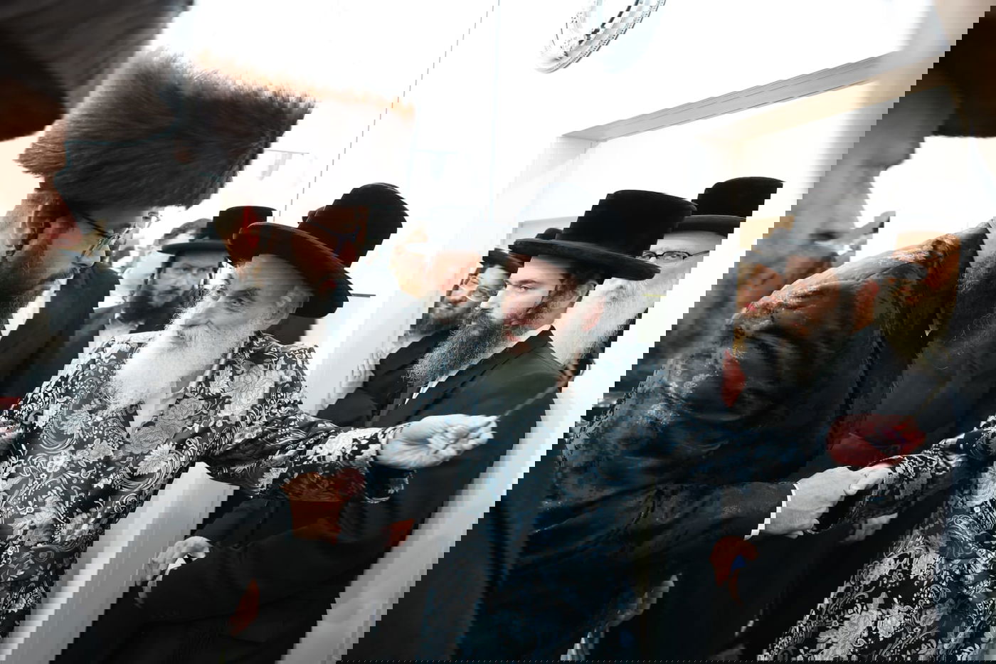 ראשי ארגון איחוד הצלה בביקור מרגש במעונו של האדמו"ר הקוה"ט מויזניץ 