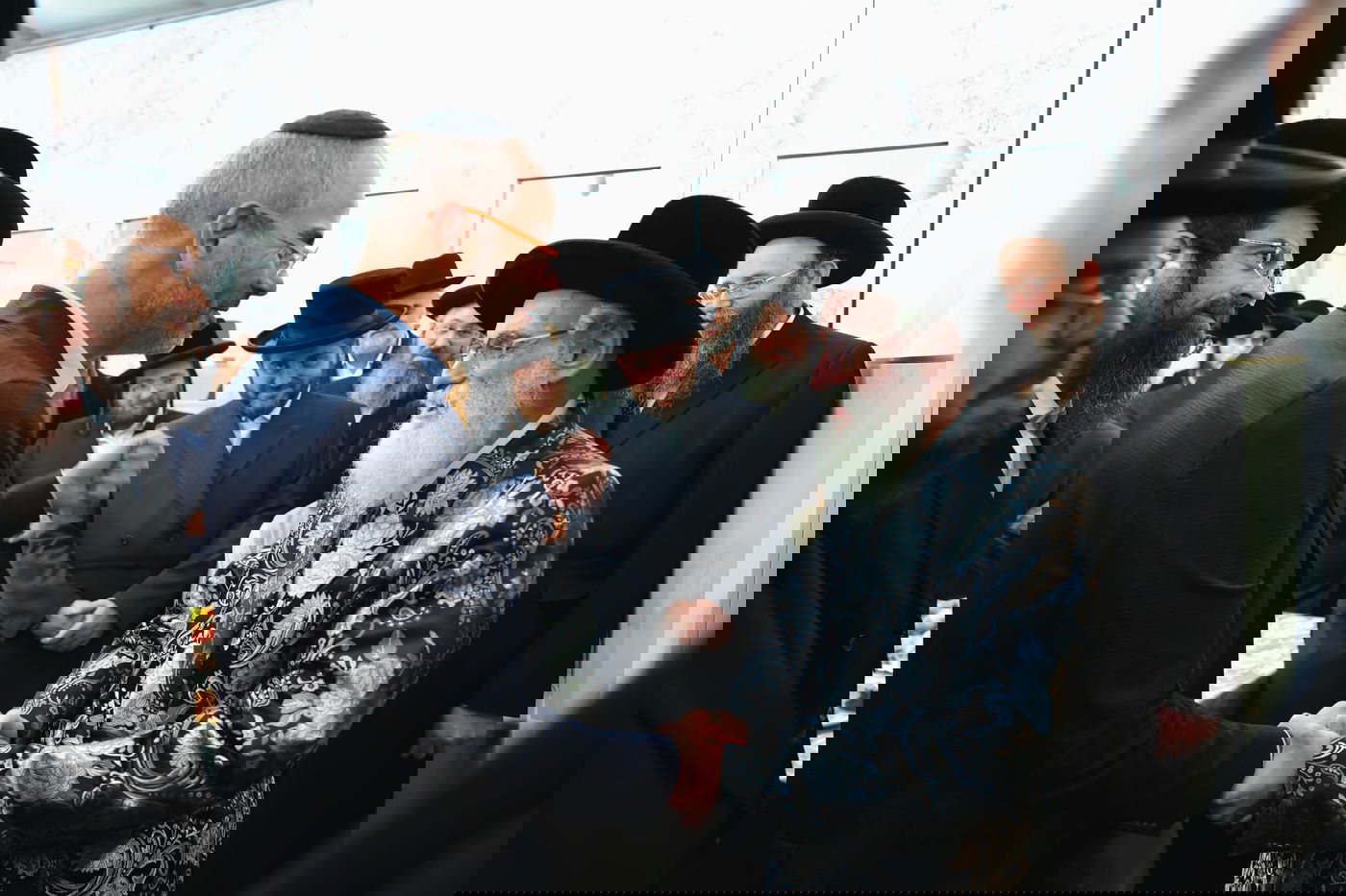 ראשי ארגון איחוד הצלה בביקור מרגש במעונו של האדמו"ר הקוה"ט מויזניץ 