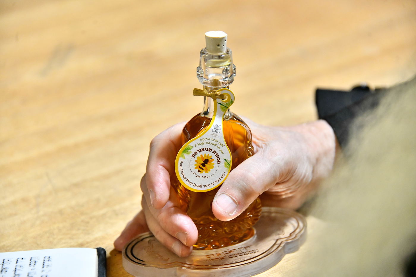 האדמו"ר מויז'ניץ בקבלת קהל לפני הימים הנוראים