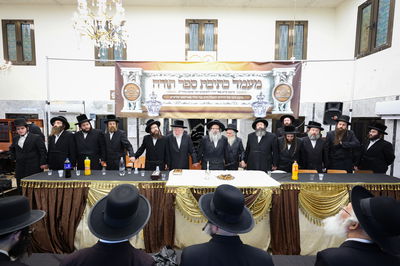 מעמד תחילת כתיבת ס"ת לישיבת מהרי"ט