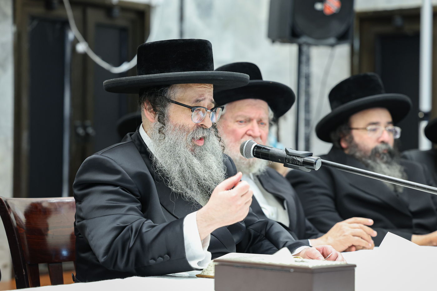 מעמד תחילת כתיבת ס"ת לישיבת מהרי"ט