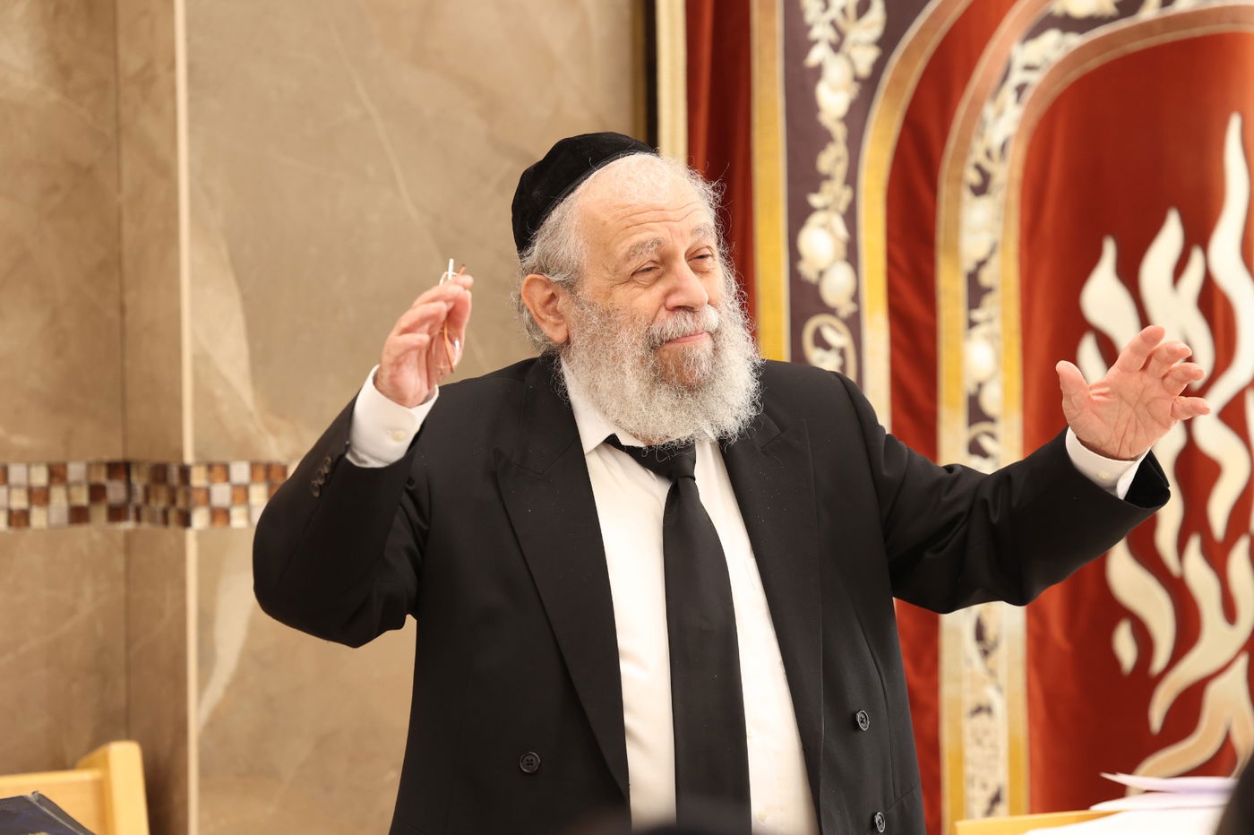 הגר"ש גבאי בשיעור כללי לזכרו של הבן איש חי בישיבת אמרי דעת