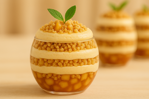 קינוח שכבות לראש השנה - טריפלס תפוחים מהאגדות