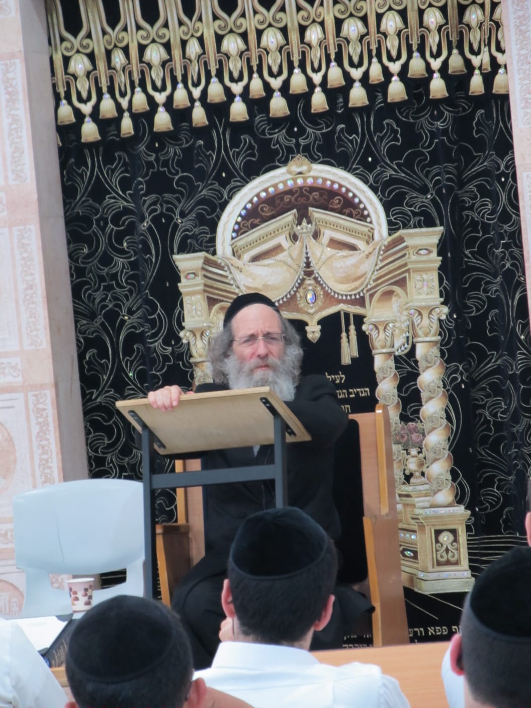 הגה"צ ר' אלימלך בידרמן בשיחת חיזוק בישיבת 'אור התלמוד'