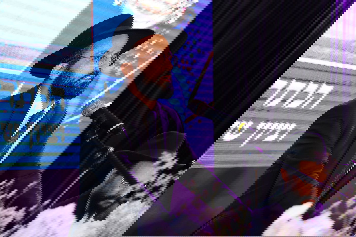 מעמד הכתרת הגר"י משדי לרב קהילת "היכל השם" פרדס כץ