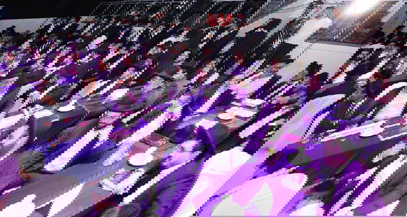 מעמד הכתרת הגר"י משדי לרב קהילת "היכל השם" פרדס כץ