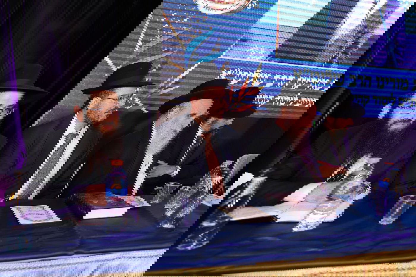 מעמד הכתרת הגר"י משדי לרב קהילת "היכל השם" פרדס כץ