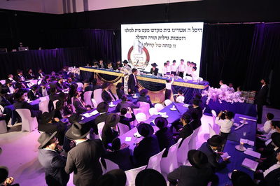 מעמד הכתרת הגר"י משדי לרב קהילת "היכל השם" פרדס כץ