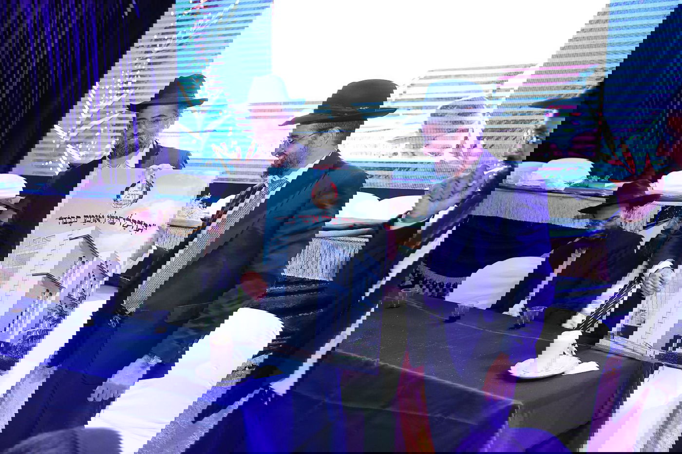 מעמד הכתרת הגר"י משדי לרב קהילת "היכל השם" פרדס כץ