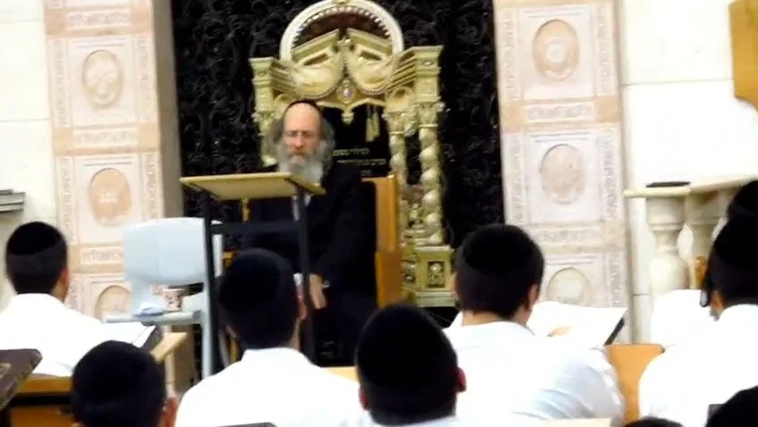 הגה"צ ר' אלימלך בידרמן בשיחת חיזוק בישיבת 'אור התלמוד'
