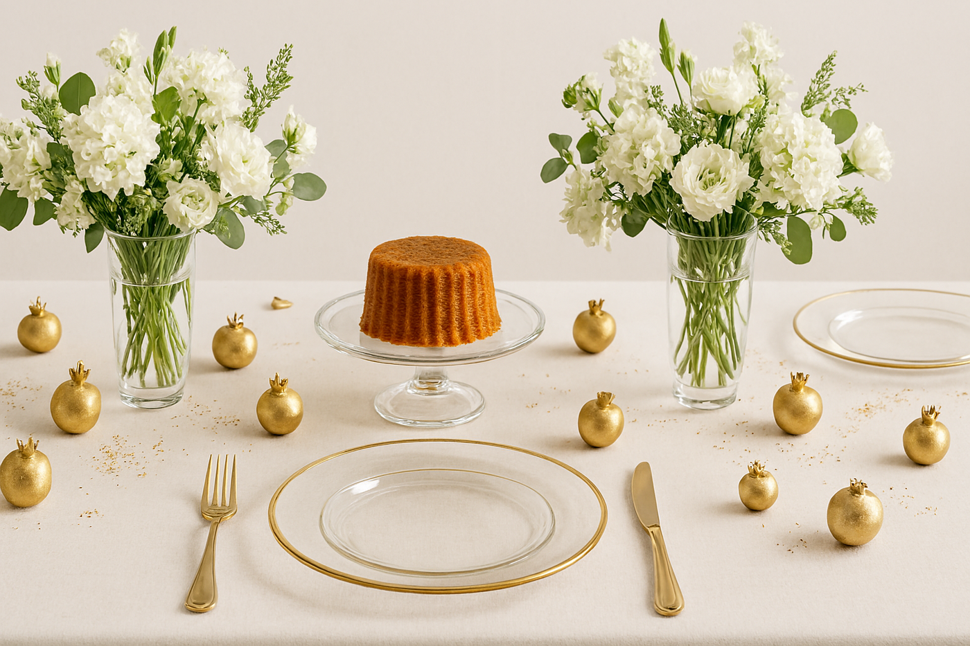 יוקרה קלאסית בזהב ושקוף