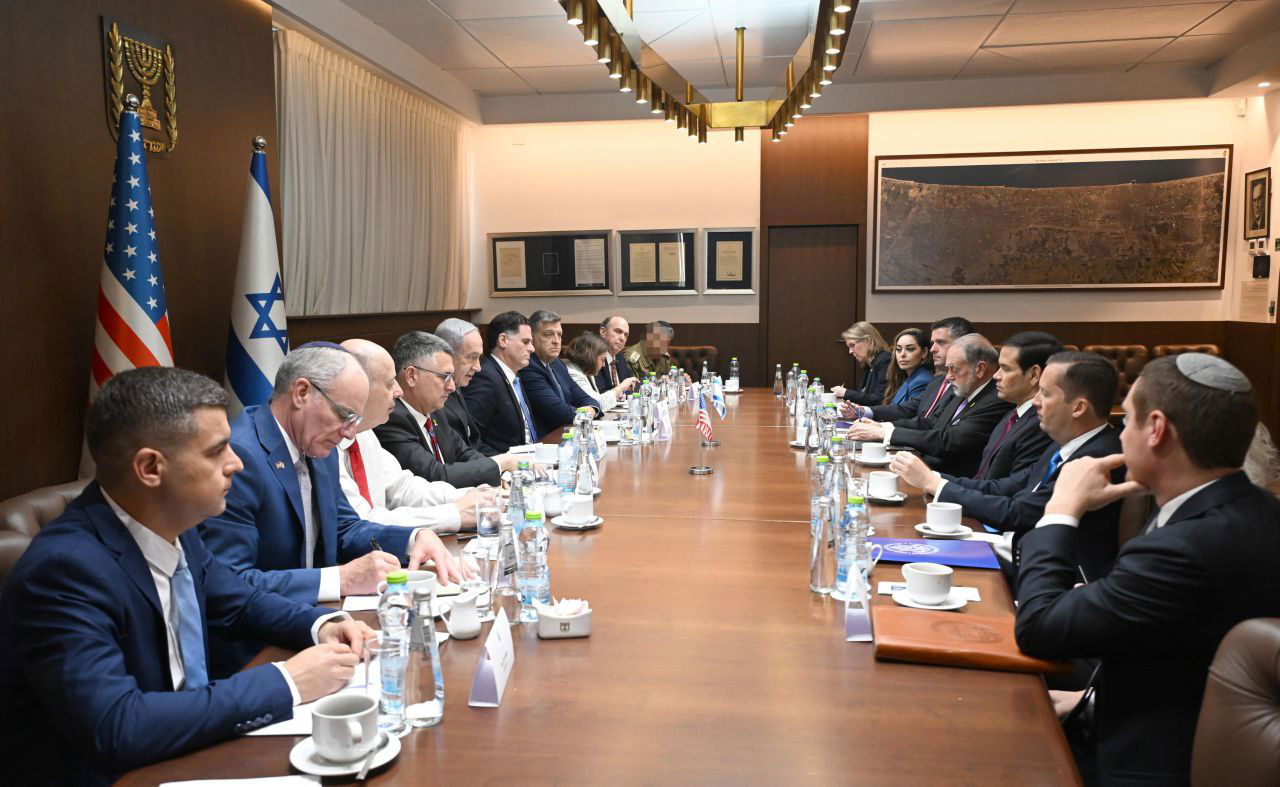 הפגישה המורחבת עם נתניהו וצוותו