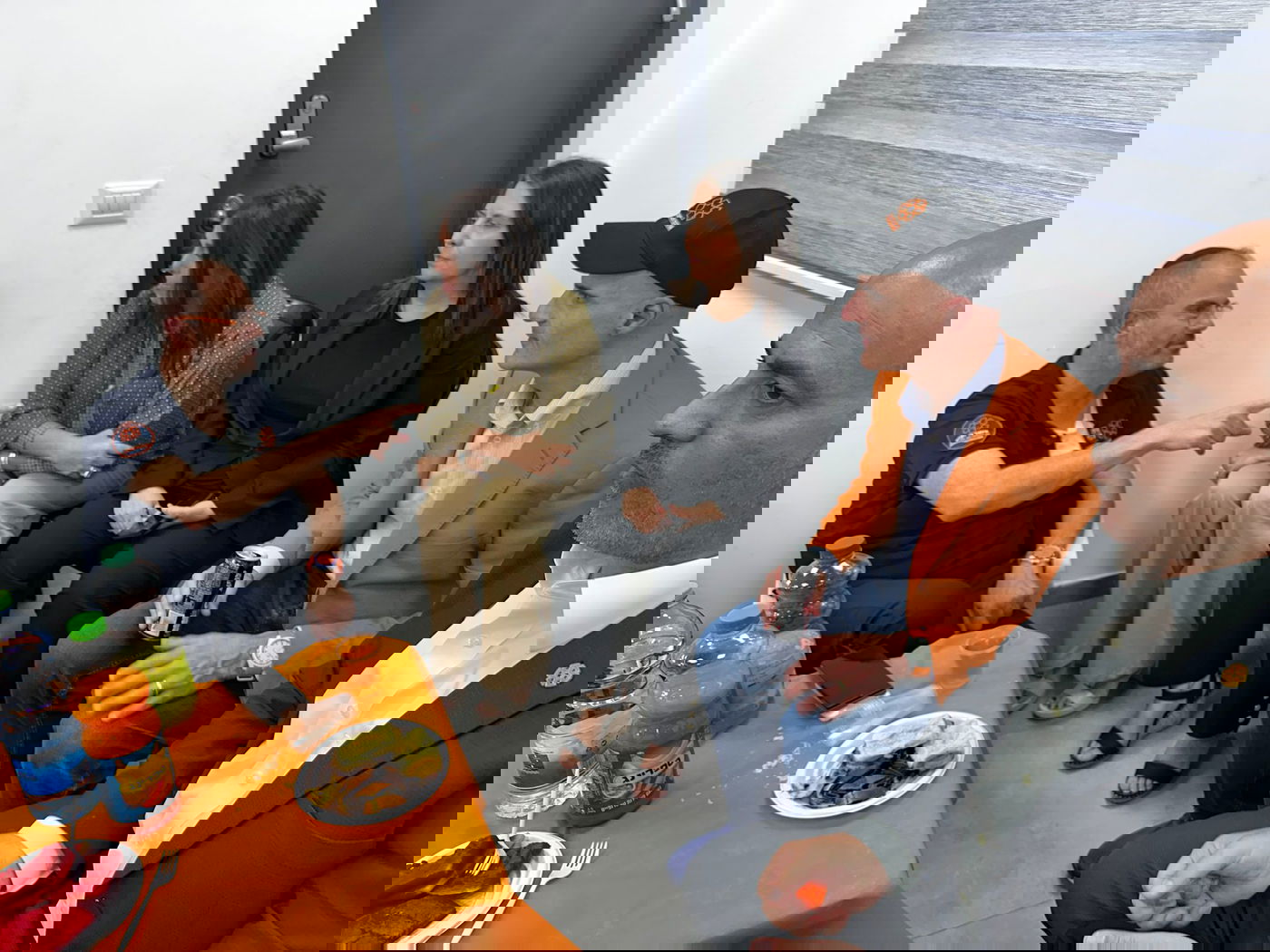 ניחום אבלים אצל נשיא איחוד הצלה אלי ביר