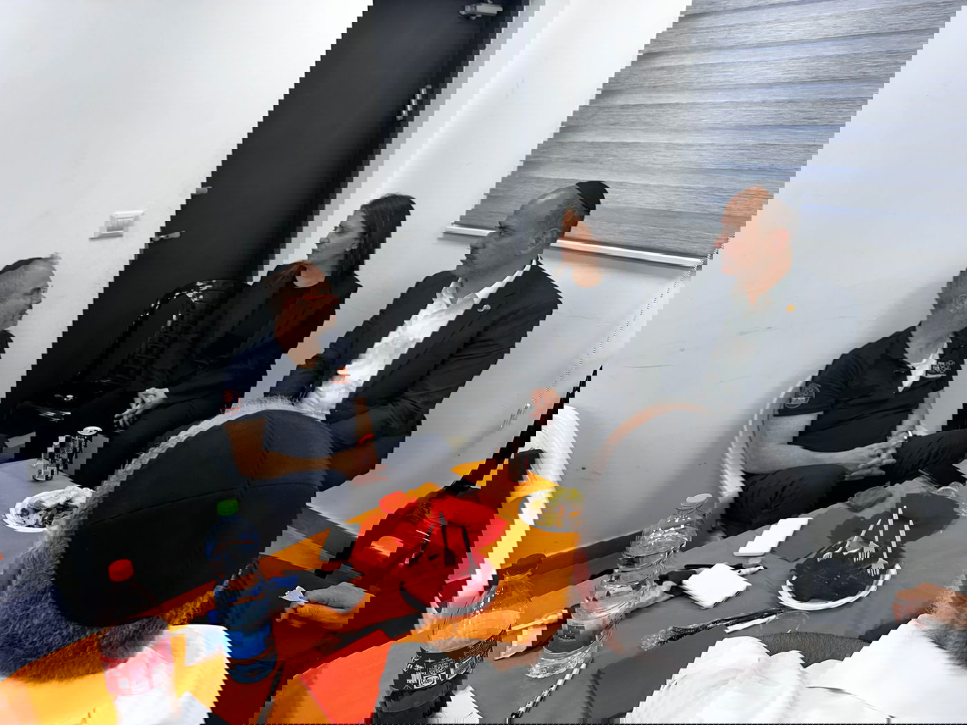 ניחום אבלים אצל נשיא איחוד הצלה אלי ביר